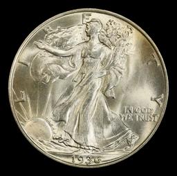 1936-p Walking Liberty Half Dollar 50c ms68 SEGS