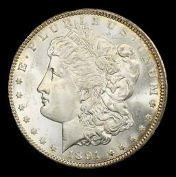 1891-cc Morgan Dollar Near Top Pop $1 ms66+ SEGS