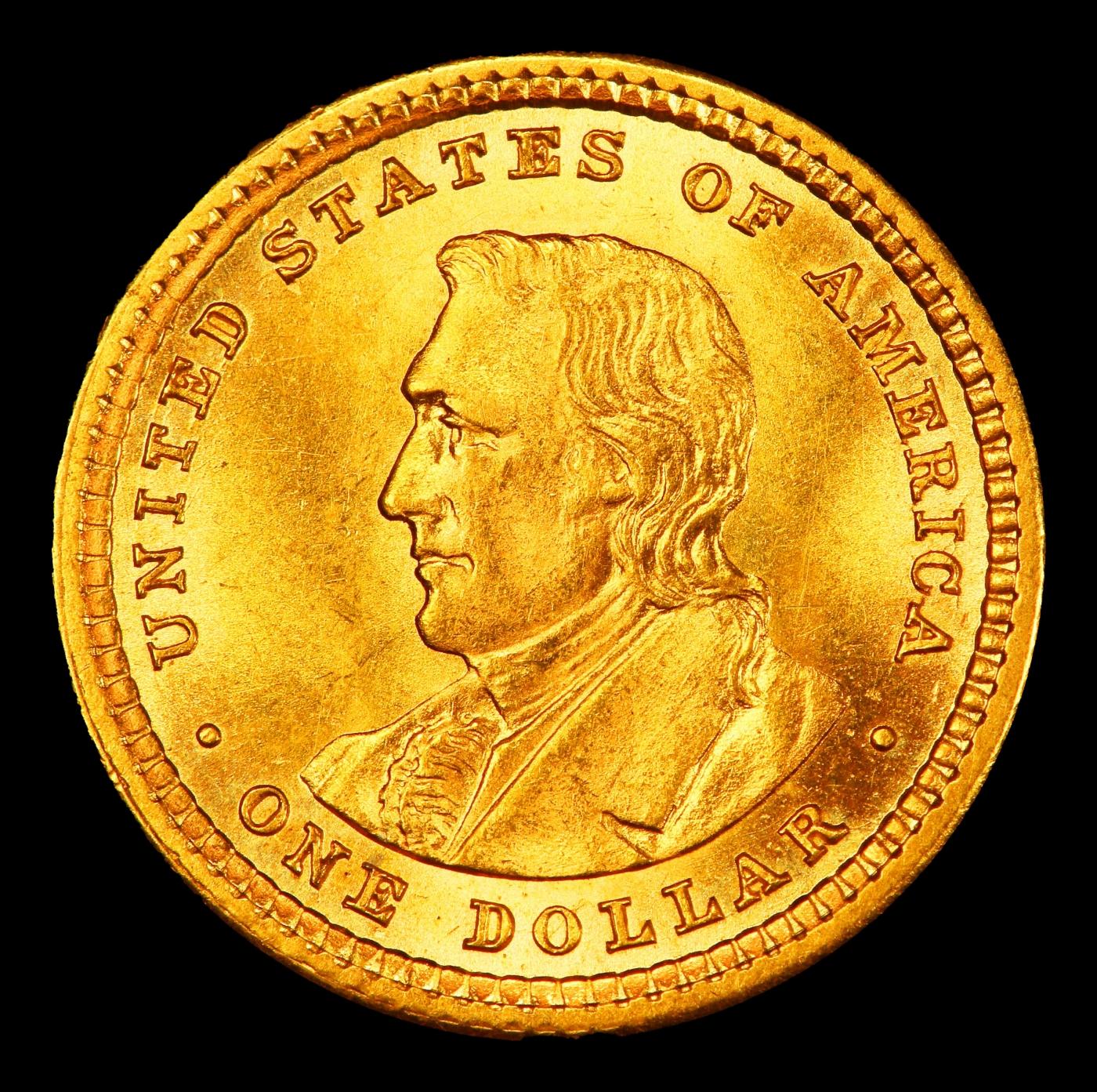 1904 Lewis & Clark Gold Commem Dollar 1 ms65+ SEGS