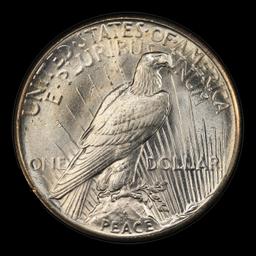 1928-p Peace Dollar $1 ms65 SEGS