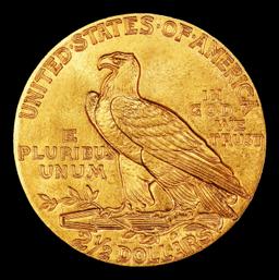 1914-p Gold Indian Quarter Eagle $2 1/2 ms64+ SEGS