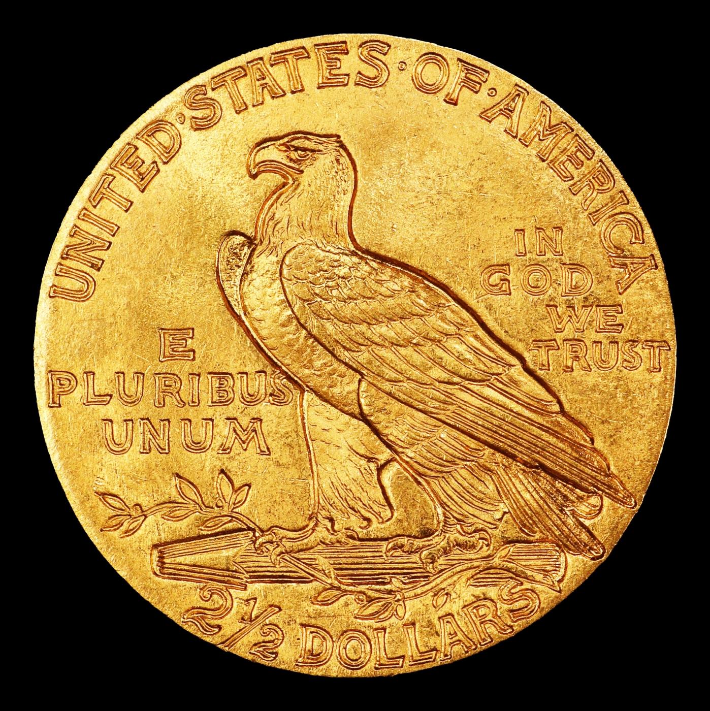 1914-p Gold Indian Quarter Eagle $2 1/2 ms64+ SEGS