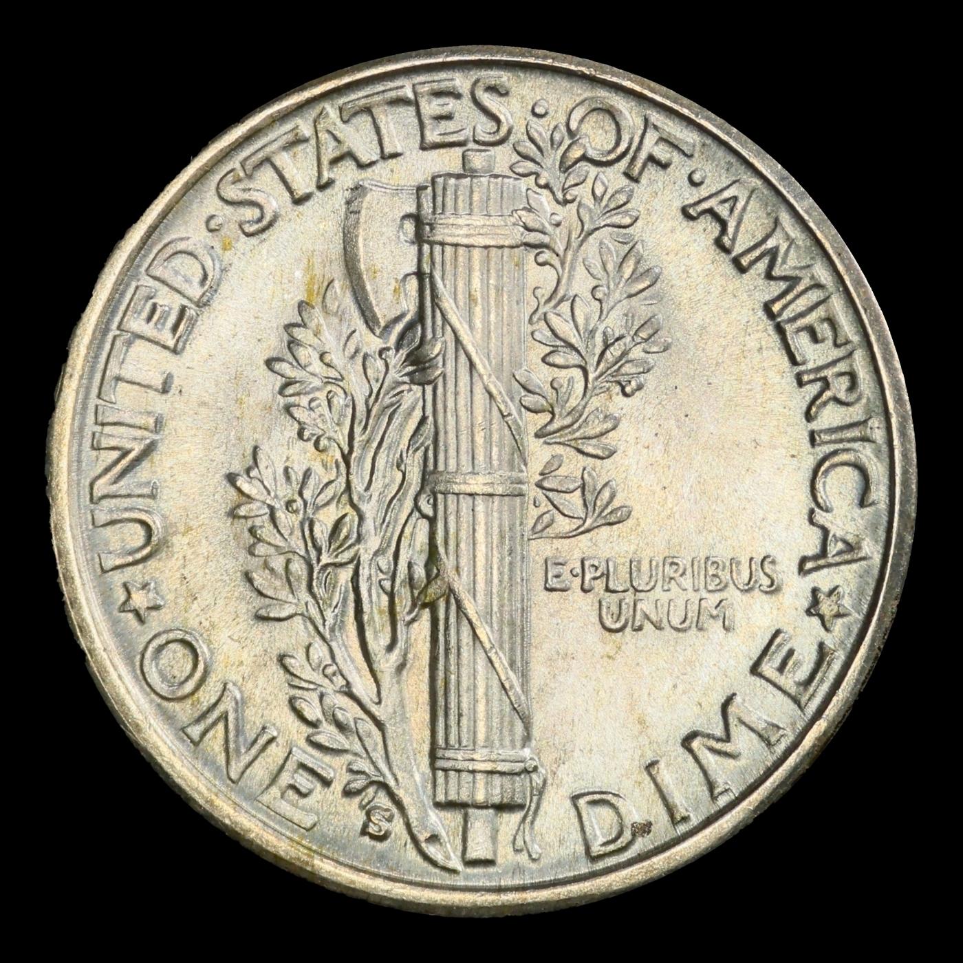 1929-s Mercury Dime TOP POP! 10c ms67+ FSB SEGS