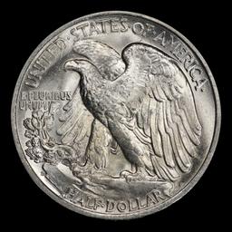 1945-s Walking Liberty Half Dollar 50c Grades ms66