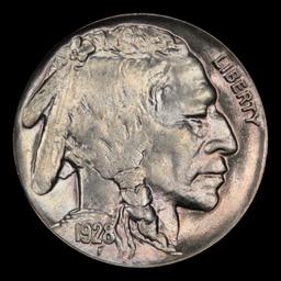 1928-p Buffalo Nickel 5c Grades ms66