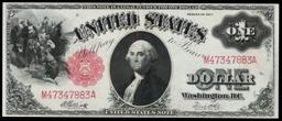 1917 $1 Large Size Legal Tender Note Grades Select AU Signatures Elliott/White