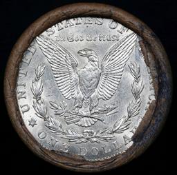 Full solid date 1921-p Uncirculated Morgan silver dollar roll, 20 coins
