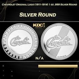 Chevrolet Original Logo (1911-1914) 1 oz .999 Silver Round