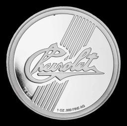 Chevrolet Original Logo (1911-1914) 1 oz .999 Silver Round