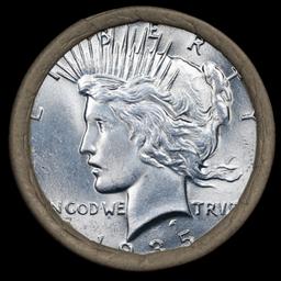 CO- UNC SEARS Peace Silver Dollar $1 10 Coin Roll 1935/'P' Rev End