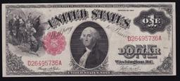 1917 $1 Large Size Legal Tender Note Grades Choice AU/BU Slider Signatures Teehee/Burke