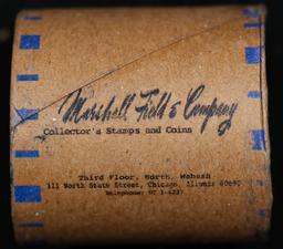 CCR- MARSHALL FIELDS 10 Coin Circ Peace $1 Roll Rare BLUE Lvl