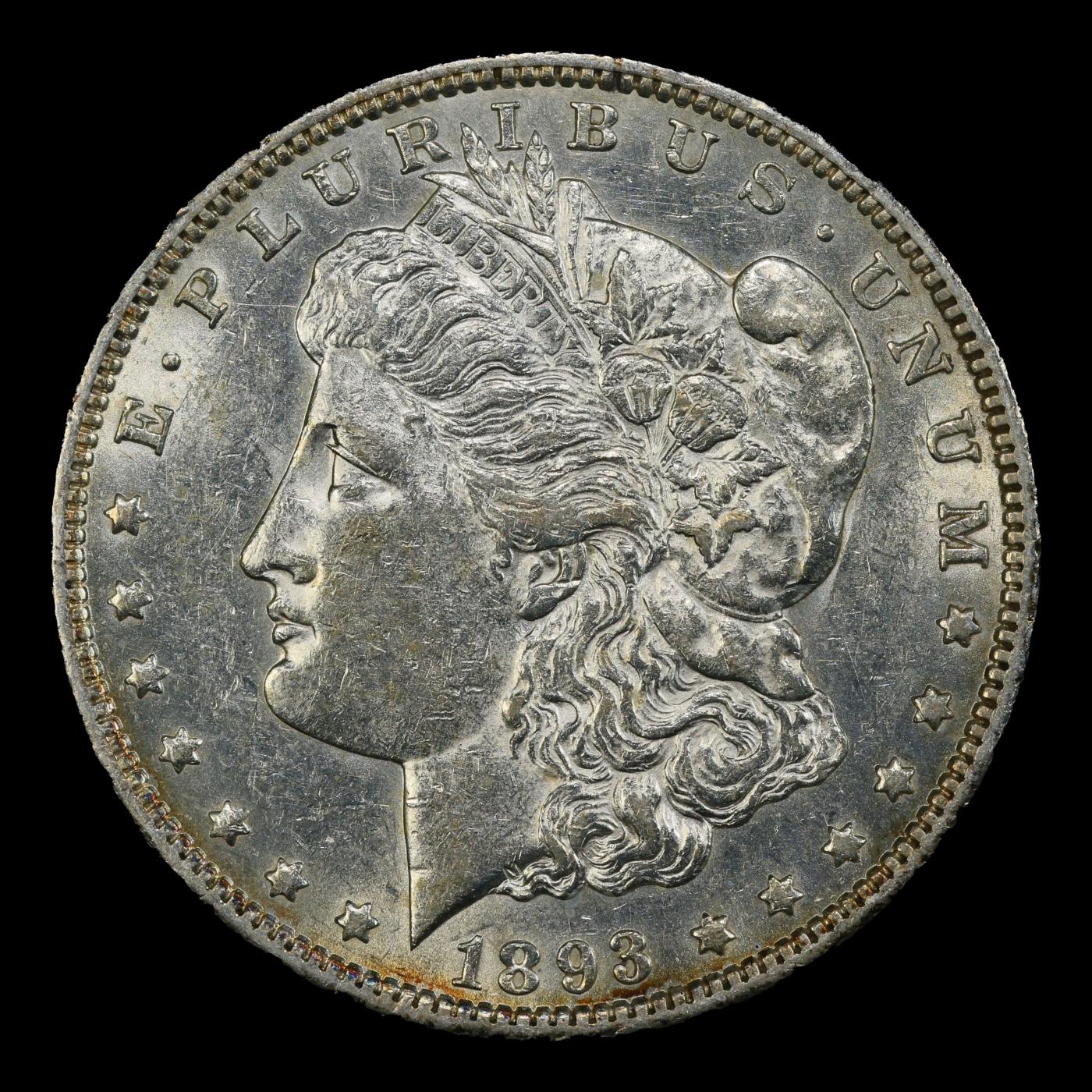 1893-o Morgan Dollar $1 ms61 USCG