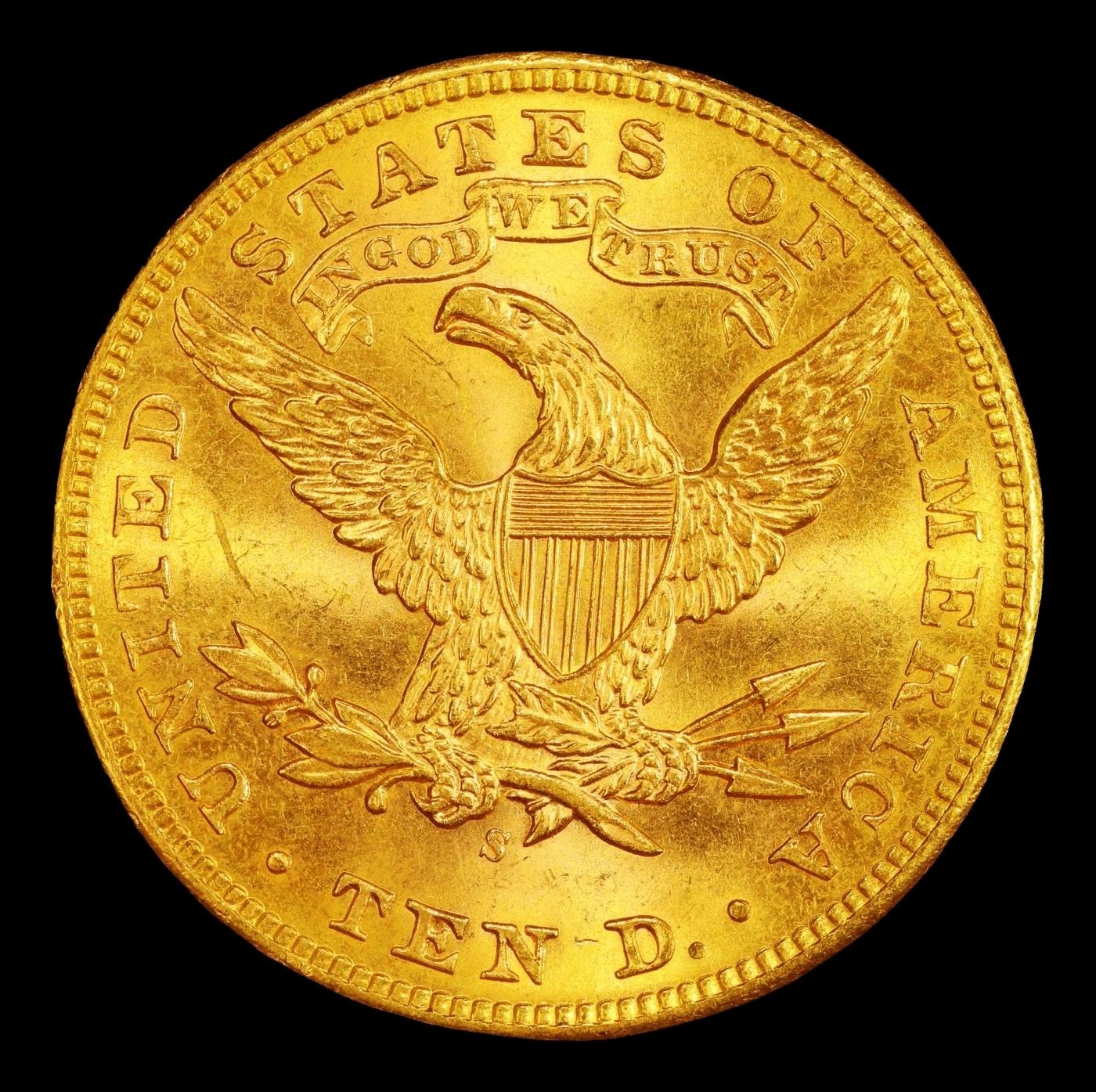 1898-s Gold Liberty Eagle Near Top Pop $10 ms65+ SEGS