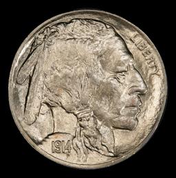 1914-d Buffalo Nickel Near Top Pop! 5c ms67 SEGS