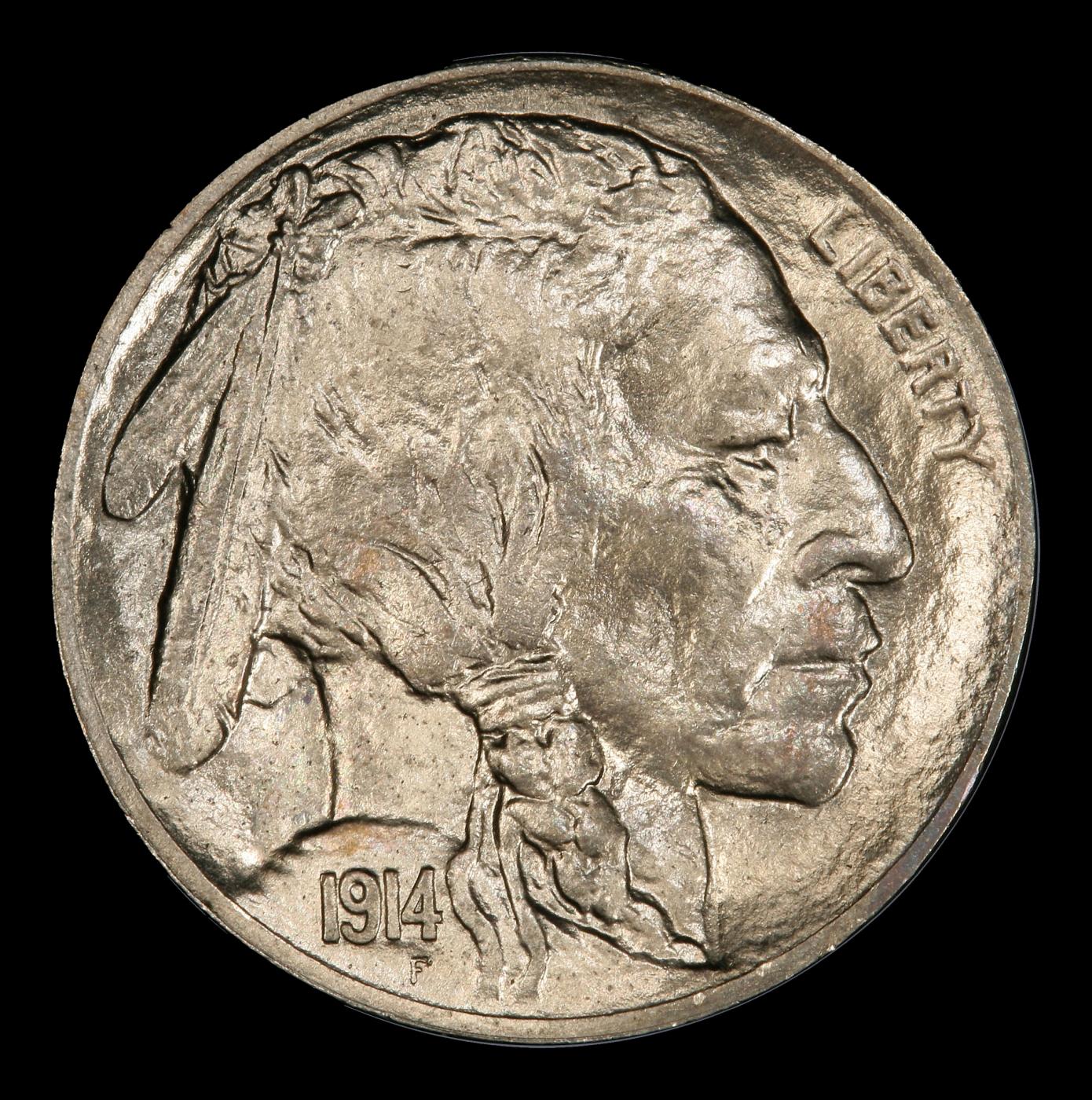1914-d Buffalo Nickel Near Top Pop! 5c ms67 SEGS