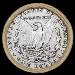 CA- SEARS Circ Morgan Silver Dollar 10 Coin Roll 1894/'P' Rev Ends