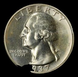 1937 Proof Washington Quarter Near Top Pop 25c pr68+ SEGS