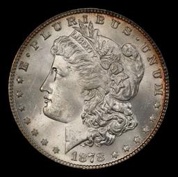1878-p 7tf Morgan Dollar Near Top Pop $1 ms66+ SEGS
