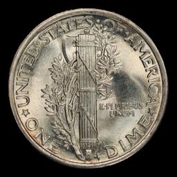 1916-p Mercury Dime Near Top Pop! 10c ms67+ FSB SEGS