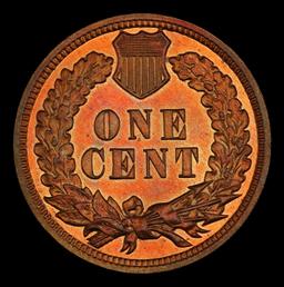 1908 Proof Indian Cent TOP POP! 1c pr67+ rb SEGS