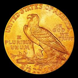 1926-p Gold Indian Quarter Eagle Near Top Pop! $2 1/2 ms66 USCG