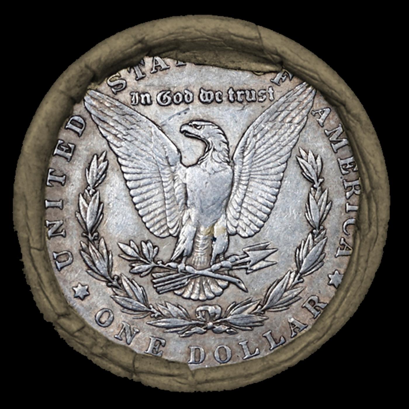 EA- 20 Silver Dollars Morgan SEARS Roll Circ 'P' Rev/'P' Rev Ends