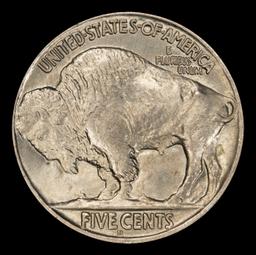 1918-d Buffalo Nickel 5c ms65 SEGS