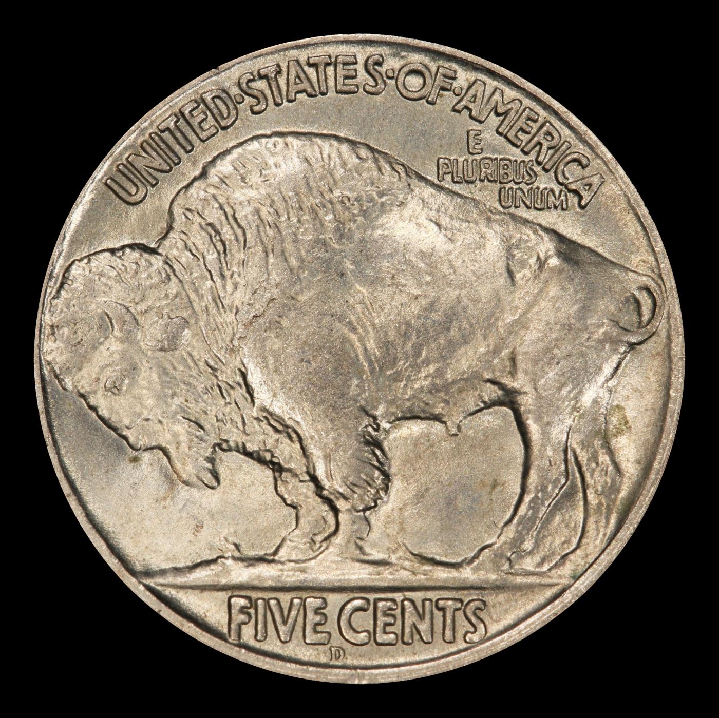 1918-d Buffalo Nickel 5c ms65 SEGS