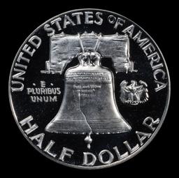 1955 Proof Franklin Half Dollar TOP POP! 50c pr69 dcam SEGS