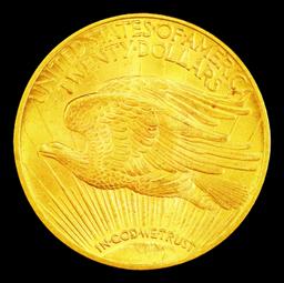 1914-p Gold St. Gaudens Double Eagle Near Top Pop! $20 ms65+ SEGS