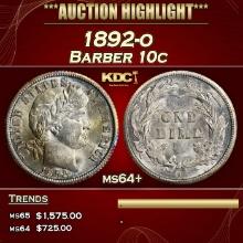 1892-o Barber Dime 10c ms64+ SEGS
