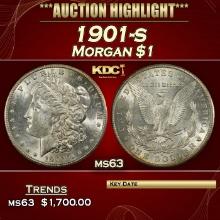 1901-s Morgan Dollar $1 ms63 USCG