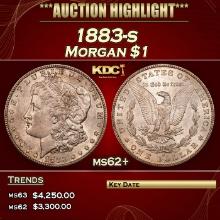 1883-s Morgan Dollar $1 ms62+ USCG
