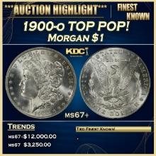1900-o Morgan Dollar TOP POP! $1 ms67+ SEGS