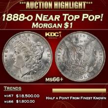1888-o Morgan Dollar Near Top Pop! $1 ms66+ SEGS