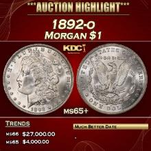 1892-o Morgan Dollar $1 ms65+ SEGS