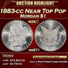 1883-cc Morgan Dollar Near Top Pop $1 ms67+ SEGS
