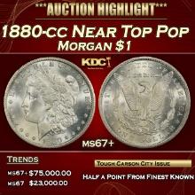 1880-cc Morgan Dollar Near Top Pop $1 ms67+ SEGS