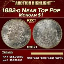 1882-o Morgan Dollar Near Top Pop $1 ms67+ SEGS