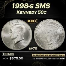 1998-s SMS Kennedy Half Dollar 50c sp70 SEGS