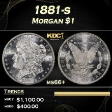 1881-s Morgan Dollar $1 ms66+ SEGS
