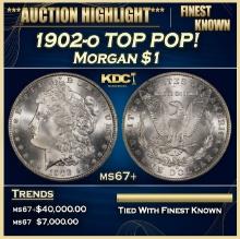1902-o Morgan Dollar TOP POP! $1 ms67+ SEGS