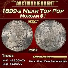 1899-s Morgan Dollar Near Top Pop $1 ms67 SEGS