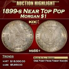 1899-s Morgan Dollar Near Top Pop $1 ms66+ SEGS