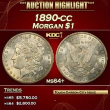 1890-cc Morgan Dollar $1 ms64+ SEGS
