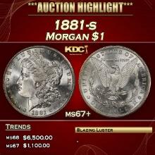 1881-s Morgan Dollar $1 ms67+ SEGS