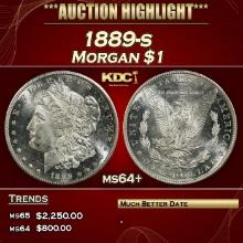 1889-s Morgan Dollar $1 ms64+ SEGS