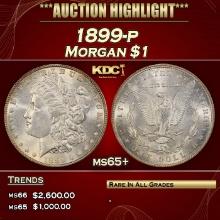 1899-p Morgan Dollar $1 ms65+ SEGS