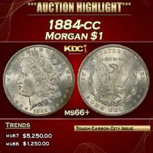 1884-cc Morgan Dollar $1 ms66+ SEGS